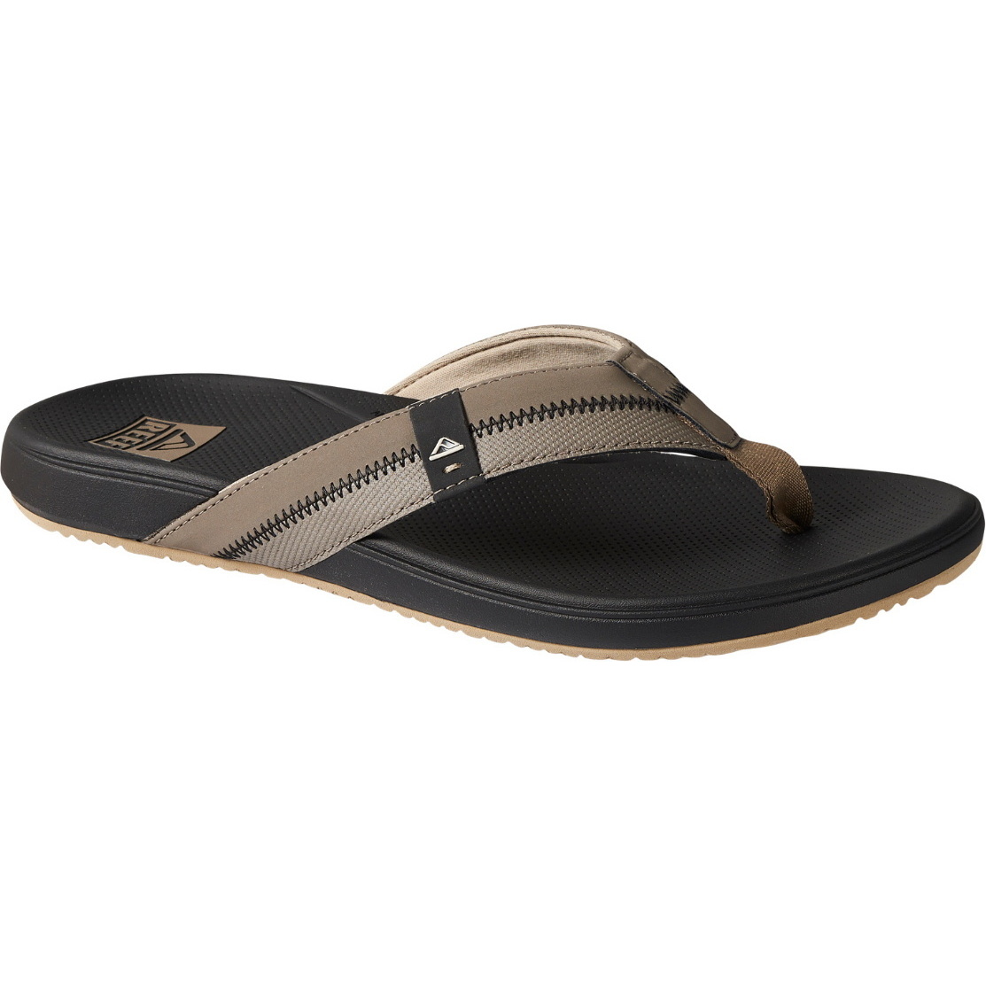2026 Reef Mens Cushion Phantom 2.0 Sandals CJ5513 - Fossil / Raven